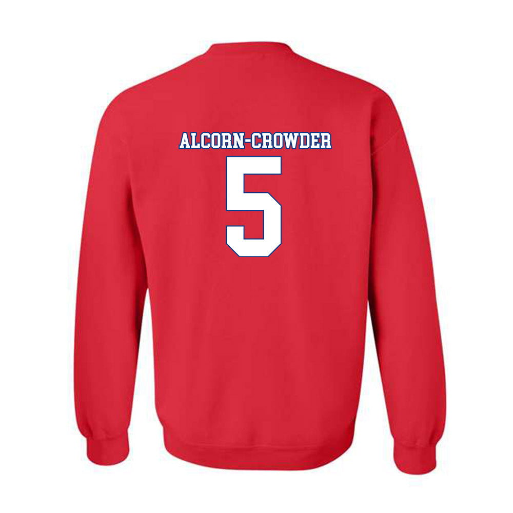 SMU - NCAA Football : Malcolm Alcorn-Crowder - Crewneck Sweatshirt-1