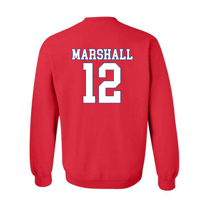 SMU - NCAA Football : Caden Marshall - Crewneck Sweatshirt-1