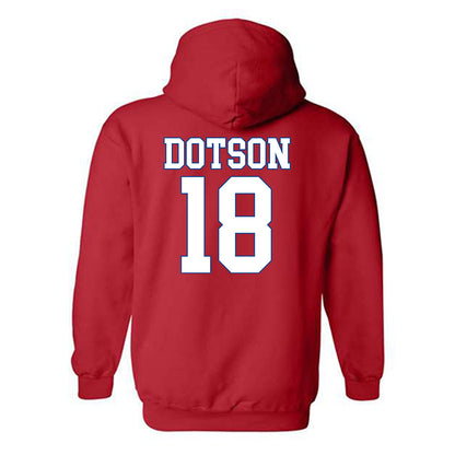 SMU - NCAA Football : KD Dotson - Hooded Sweatshirt-1