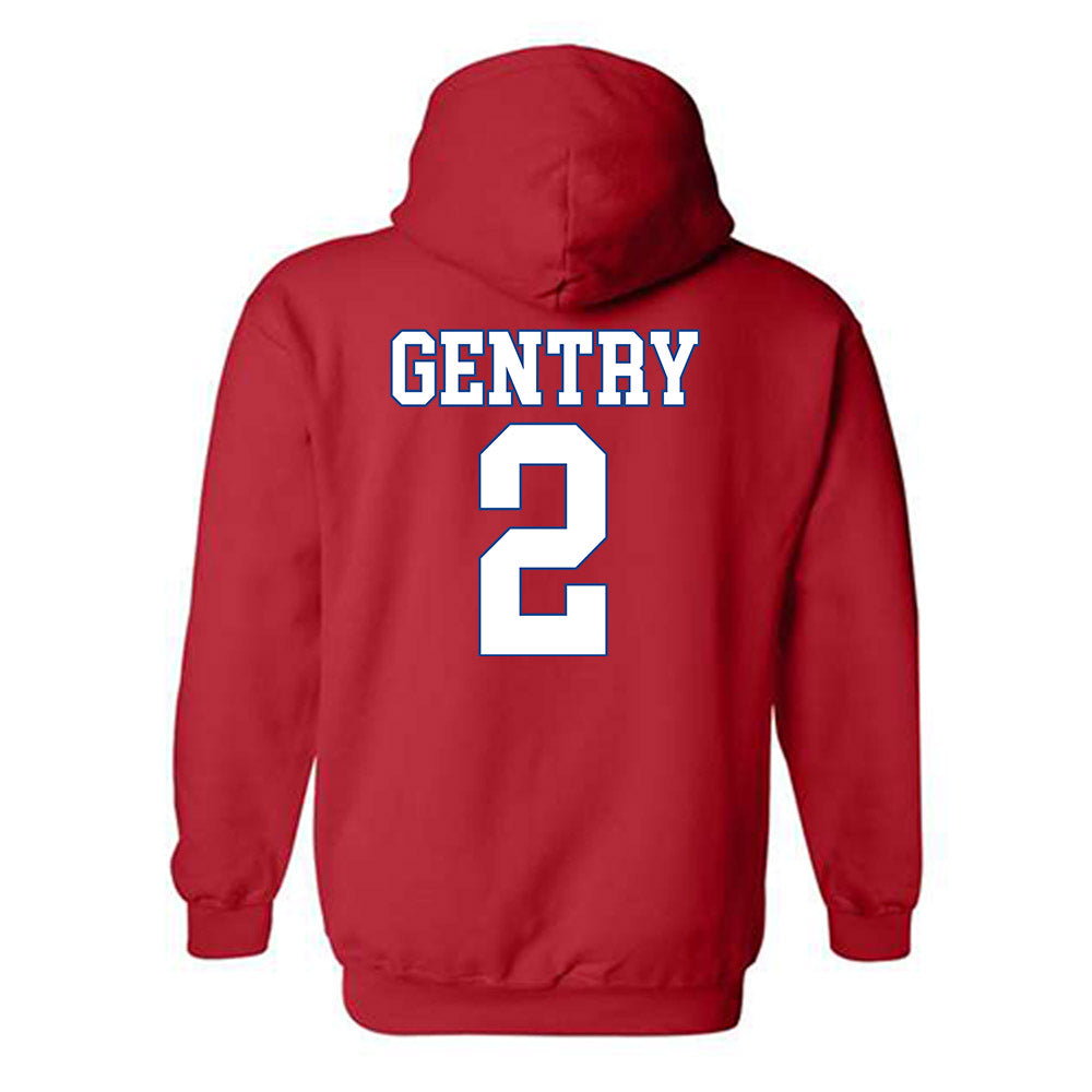 SMU - NCAA Football : Zadian Gentry - Hooded Sweatshirt-1