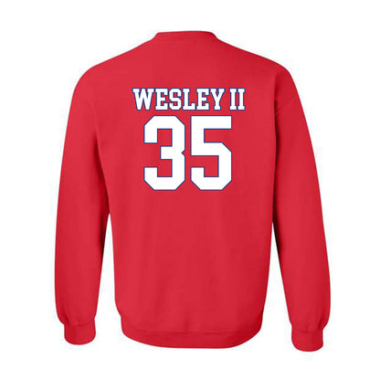 SMU - NCAA Football : Dante Wesley II - Crewneck Sweatshirt-1