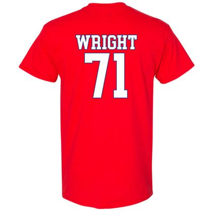 SMU - NCAA Football : Max Wright - T-Shirt-1