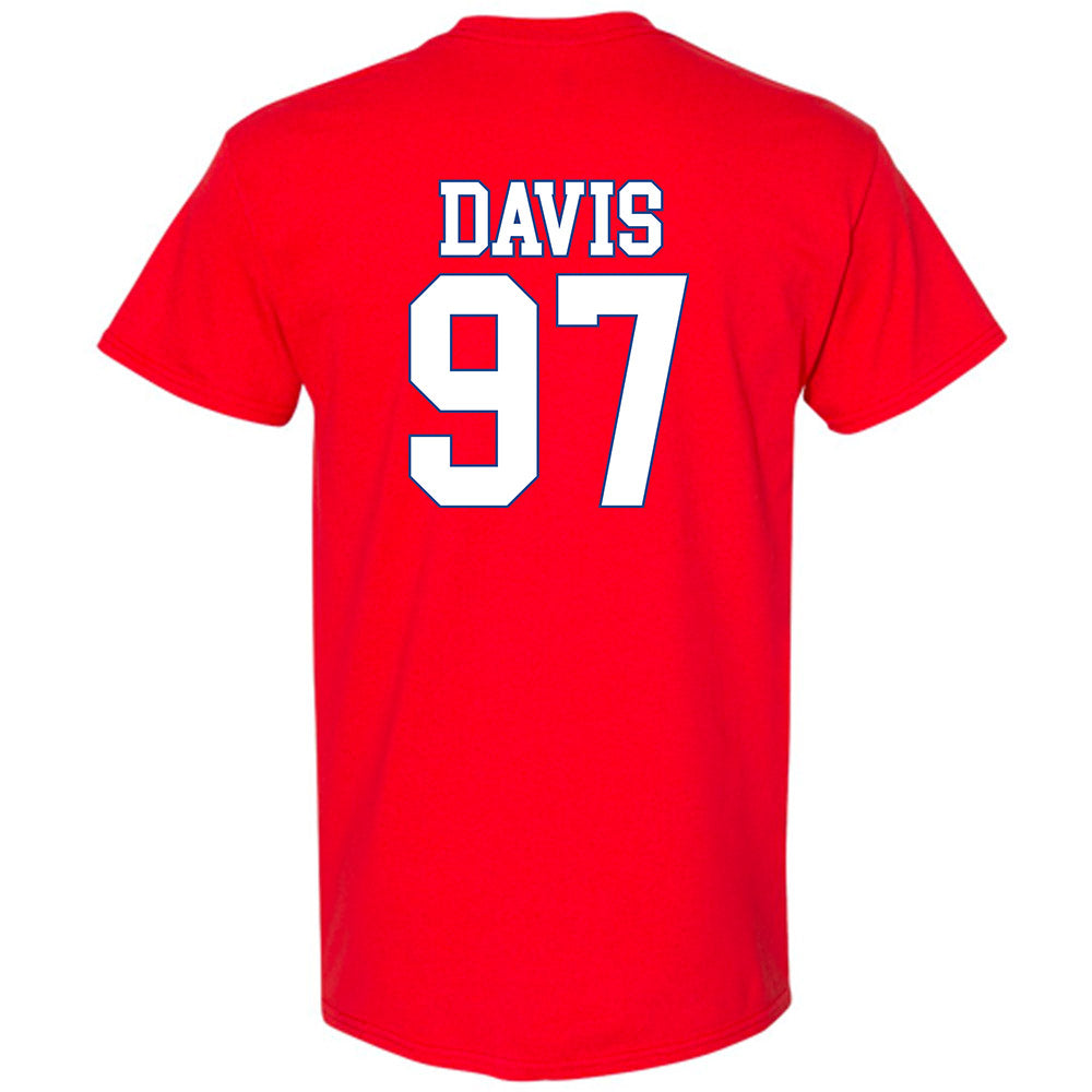 SMU - NCAA Football : Christian Davis - T-Shirt-1