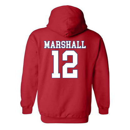 SMU - NCAA Football : Caden Marshall - Hooded Sweatshirt-1
