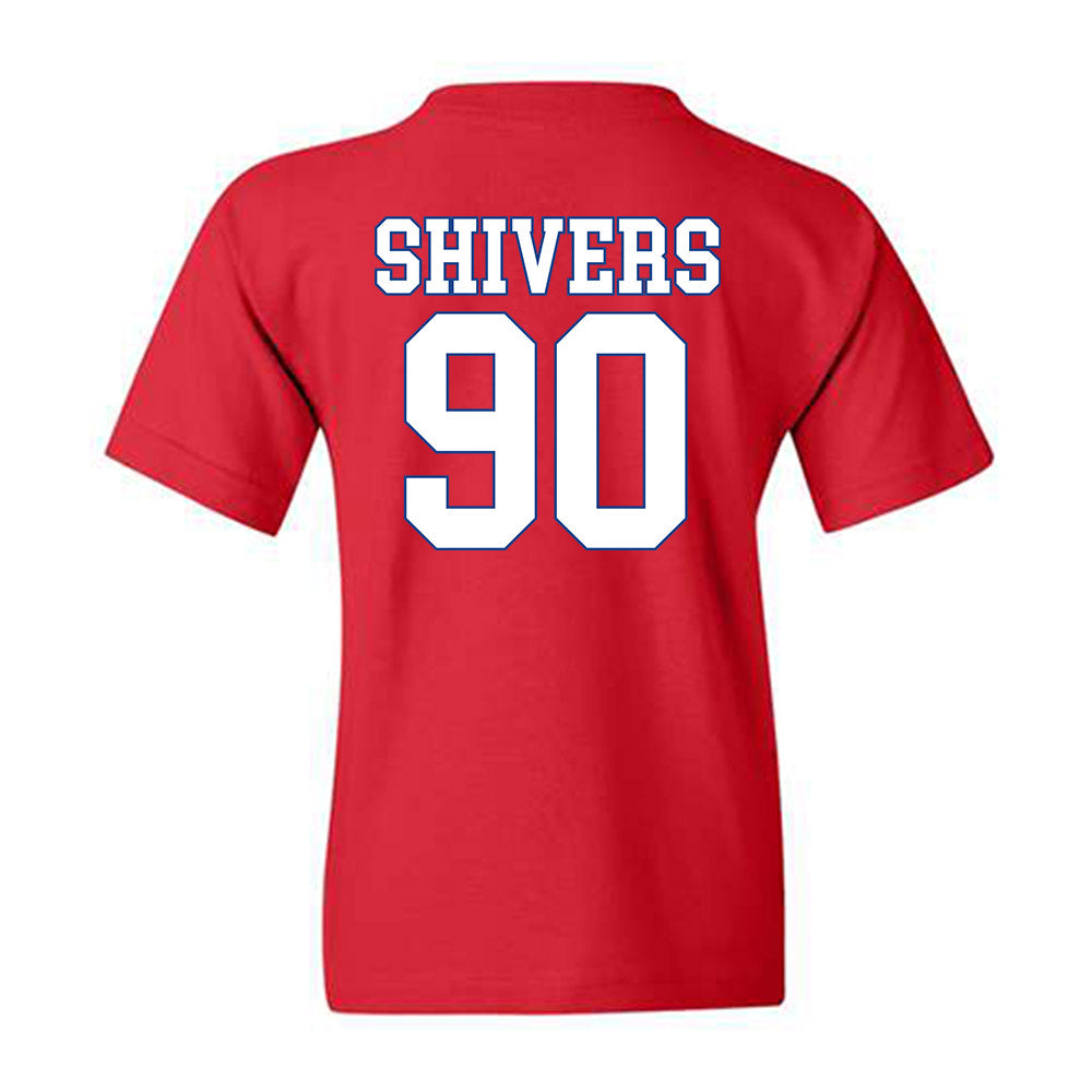 SMU - NCAA Football : Jalen Shivers - Youth T-Shirt-1