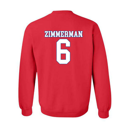 SMU - NCAA Women's Soccer : Ella Zimmerman - Crewneck Sweatshirt-1