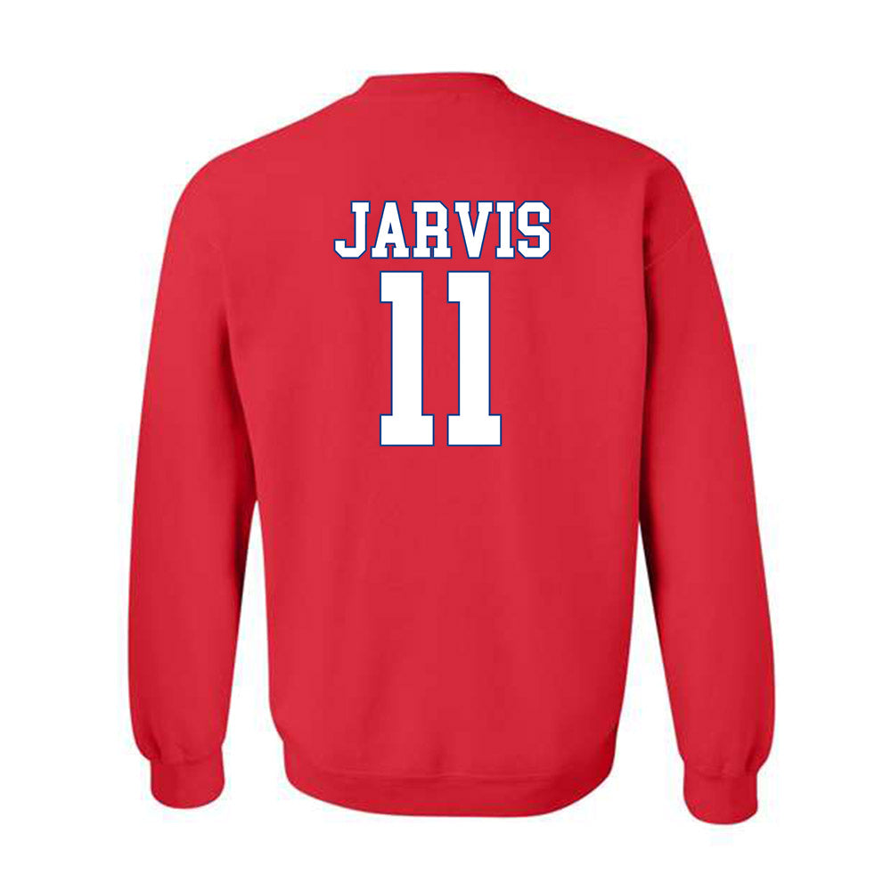 SMU - NCAA Men's Basketball : Sam Jarvis - Crewneck Sweatshirt-1