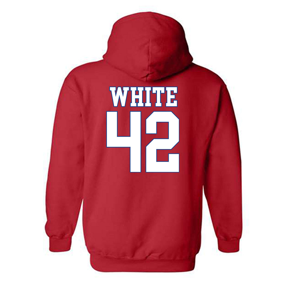 SMU - NCAA Women's Basketball : Roxy White - Hooded Sweatshirt-1