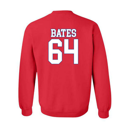 SMU - NCAA Football : Joshua Bates - Crewneck Sweatshirt-1