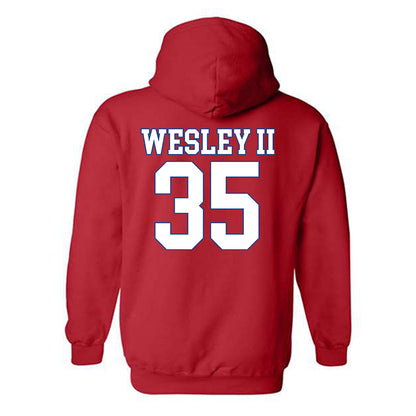 SMU - NCAA Football : Dante Wesley II - Hooded Sweatshirt-1