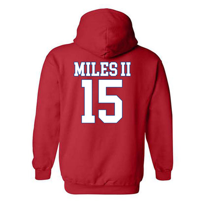 SMU - NCAA Football : Aljour Miles II - Hooded Sweatshirt-1
