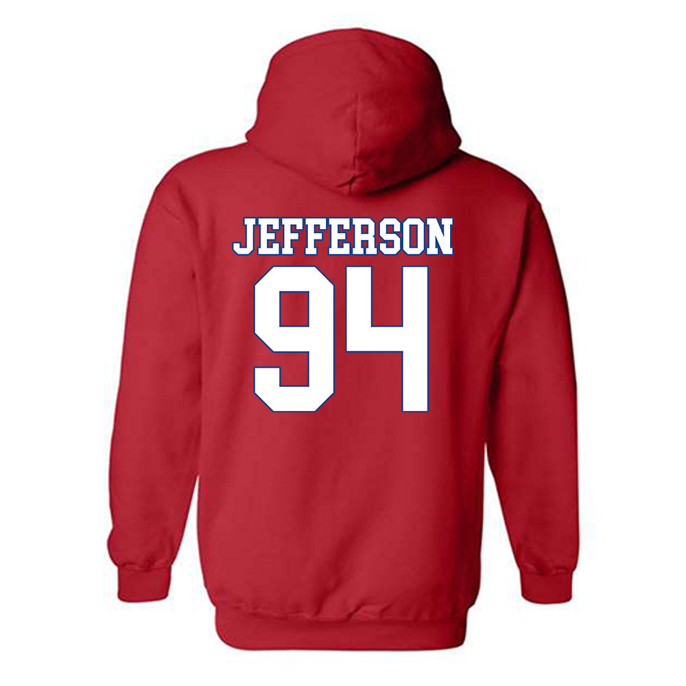 SMU - NCAA Football : Jonathan Jefferson - Hooded Sweatshirt-1