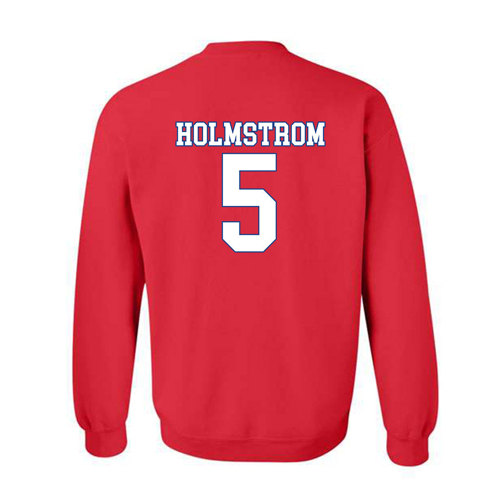 SMU - NCAA Men's Soccer : Noah Holmstrom - Crewneck Sweatshirt-1