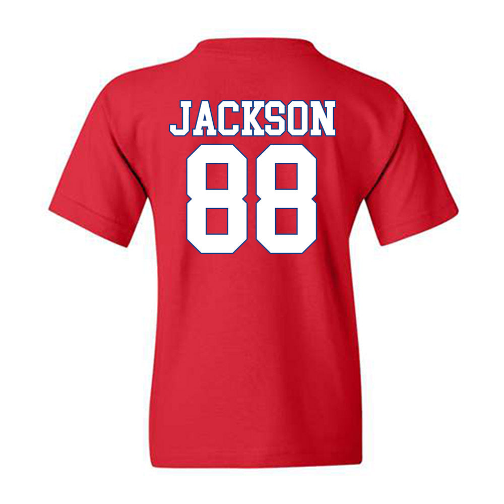 SMU - NCAA Football : Trey Jackson - Youth T-Shirt-1