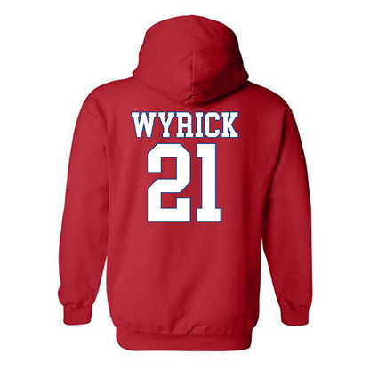 SMU - NCAA Football : Jimmy Wyrick - Hooded Sweatshirt-1