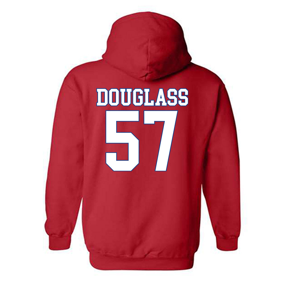 SMU - NCAA Football : Henry Douglass - Hooded Sweatshirt-1