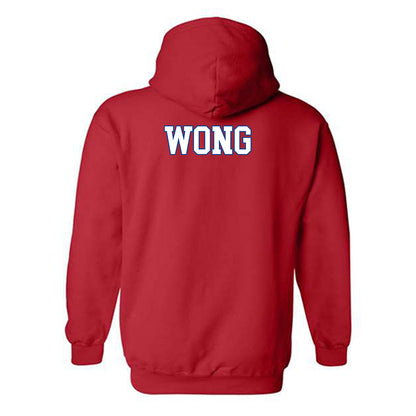 SMU - NCAA Men's Tennis : Avner Wong - Hooded Sweatshirt-1