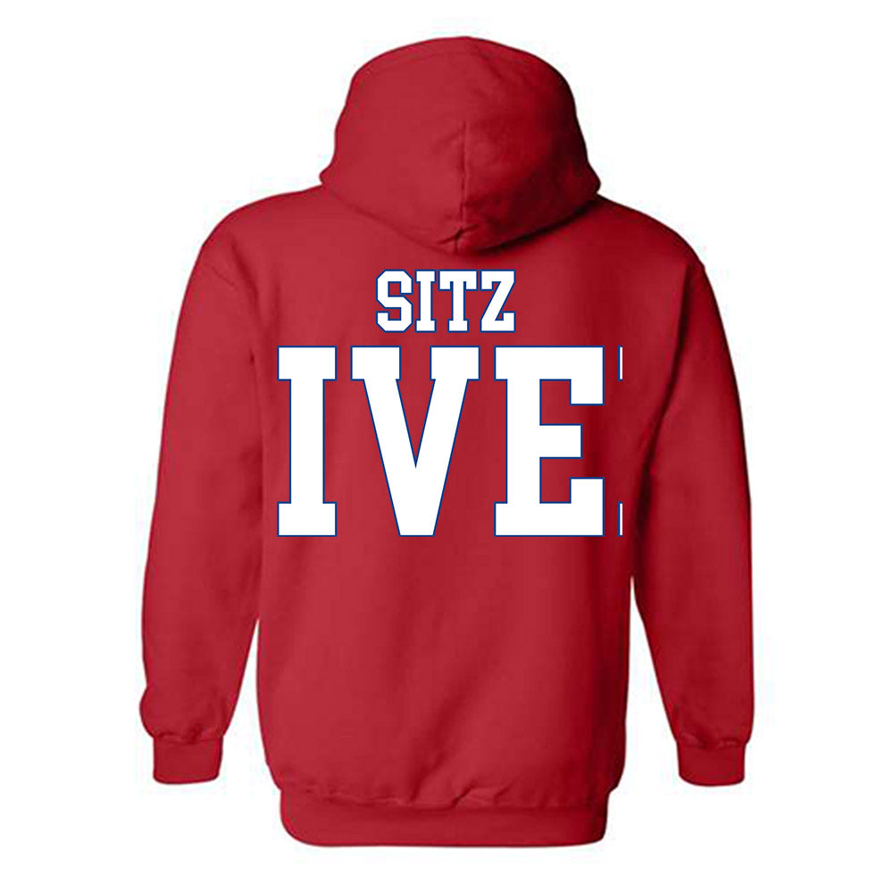 SMU - NCAA Men's Swimming & Diving : Luke Sitz - Hooded Sweatshirt-1