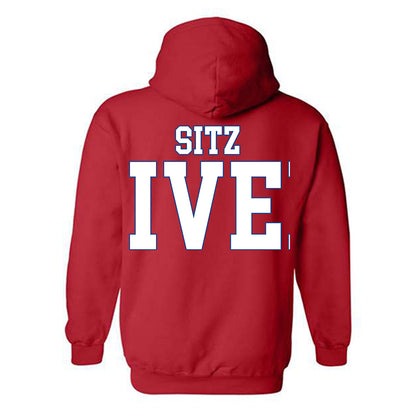 SMU - NCAA Men's Swimming & Diving : Luke Sitz - Hooded Sweatshirt-1