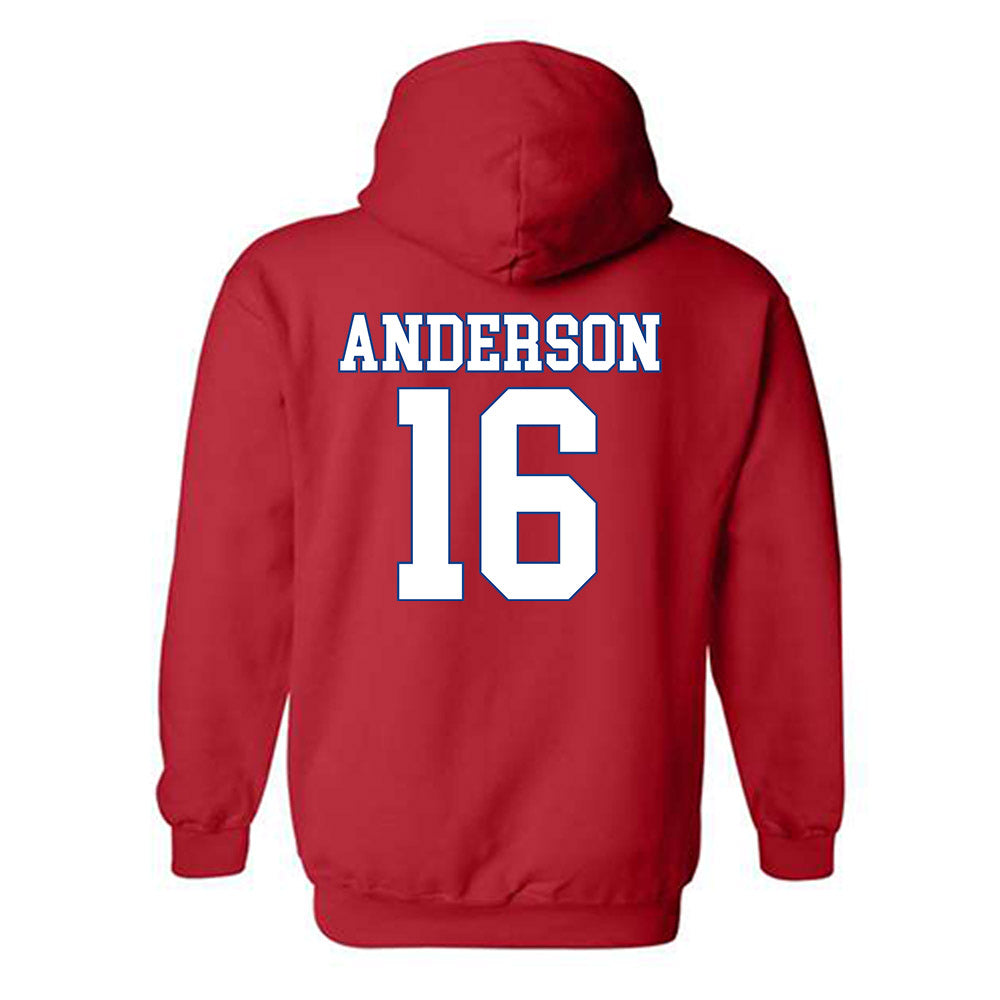 SMU - NCAA Football : Jakai Anderson - Hooded Sweatshirt-1