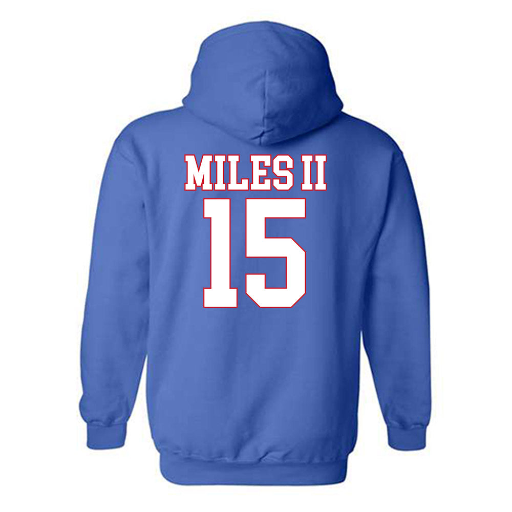 SMU - NCAA Football : Aljour Miles II - Hooded Sweatshirt-1