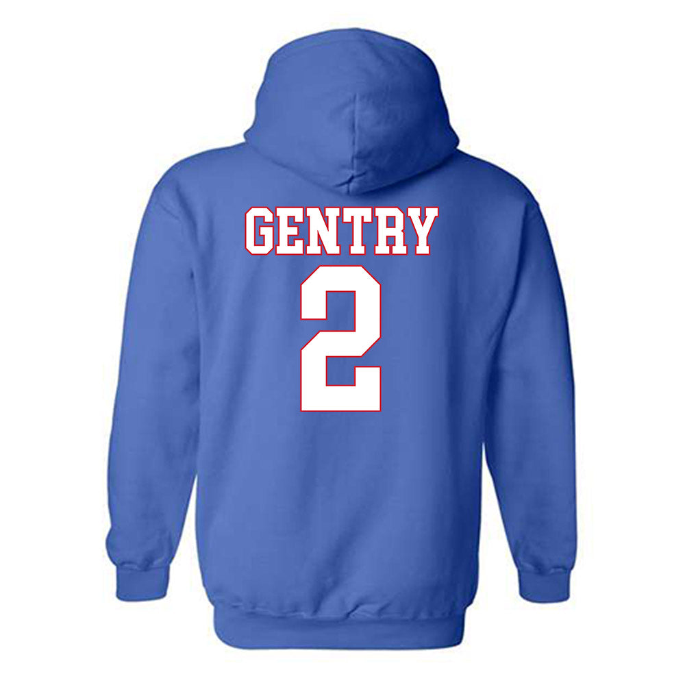 SMU - NCAA Football : Zadian Gentry - Hooded Sweatshirt-1