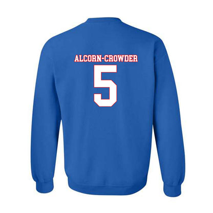 SMU - NCAA Football : Malcolm Alcorn-Crowder - Crewneck Sweatshirt-1