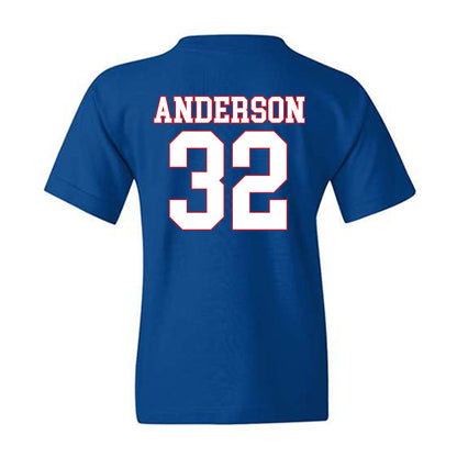 SMU - NCAA Football : Jamal Anderson - Youth T-Shirt-1