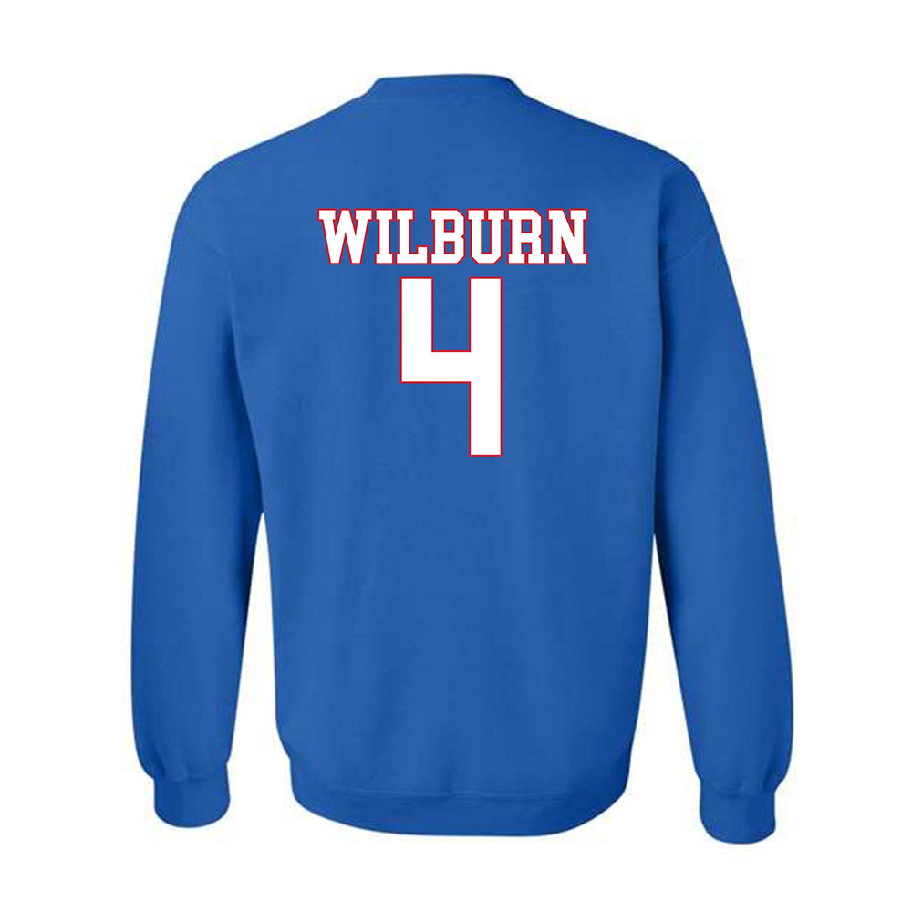SMU - NCAA Women's Volleyball : Christa Wilburn - Crewneck Sweatshirt-1