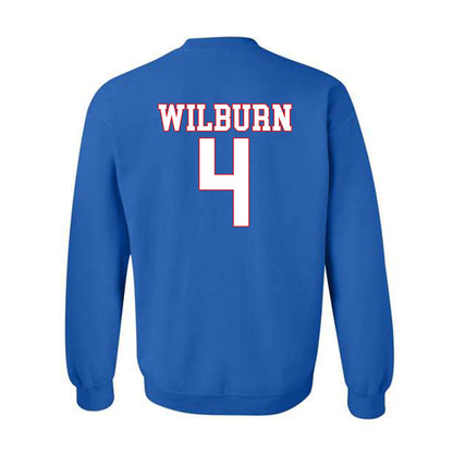 SMU - NCAA Women's Volleyball : Christa Wilburn - Crewneck Sweatshirt-1