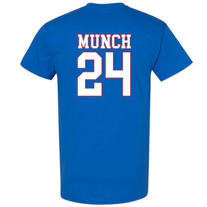 SMU - NCAA Men's Basketball : Johan Munch - T-Shirt-1