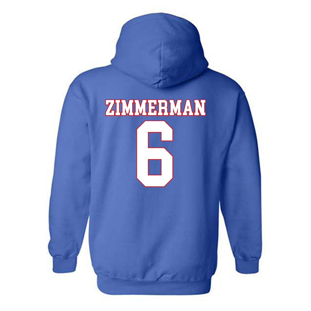 SMU - NCAA Women's Soccer : Ella Zimmerman - Hooded Sweatshirt-1