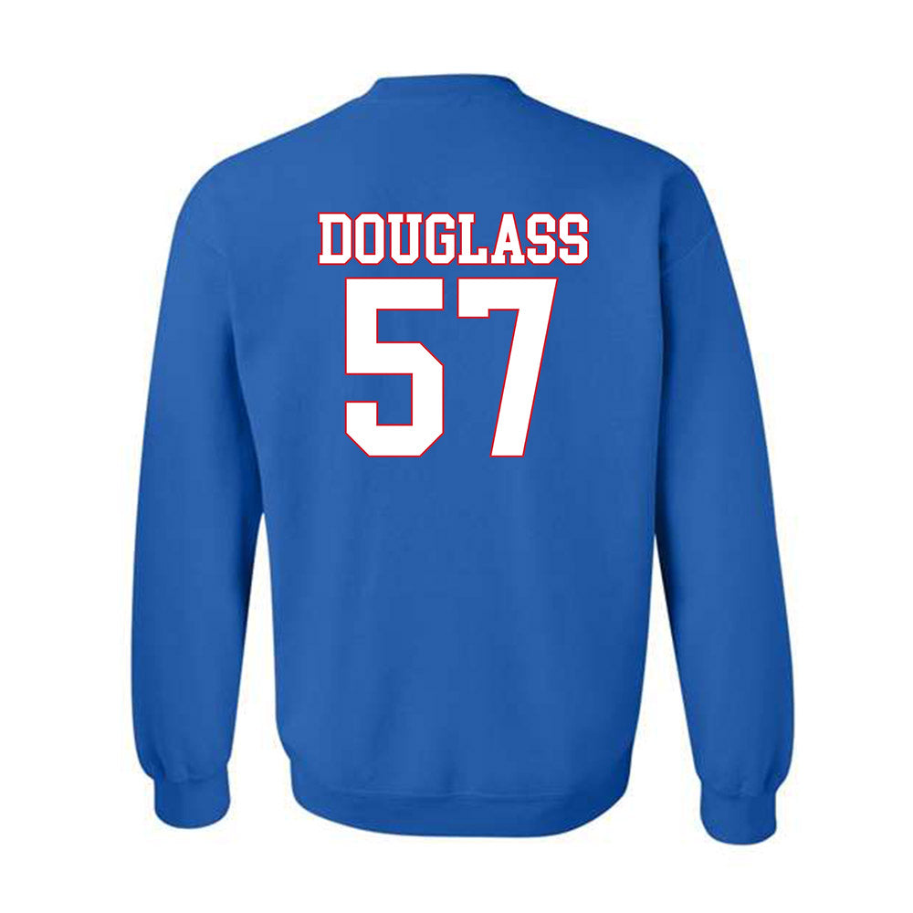 SMU - NCAA Football : Henry Douglass - Crewneck Sweatshirt-1
