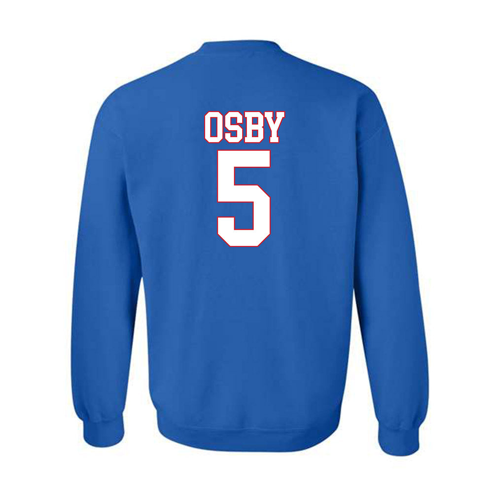 SMU - NCAA Women's Basketball : Zoe Osby - Crewneck Sweatshirt-1