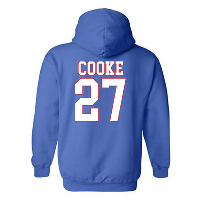 SMU - NCAA Football : Siler Cooke - Hooded Sweatshirt-1