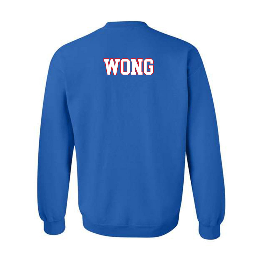 SMU - NCAA Men's Tennis : Avner Wong - Crewneck Sweatshirt-3