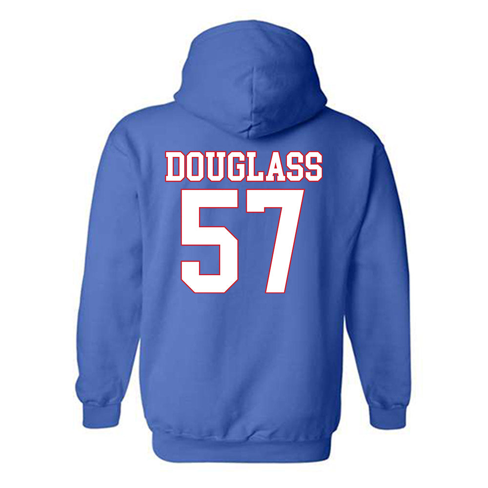 SMU - NCAA Football : Henry Douglass - Hooded Sweatshirt-1