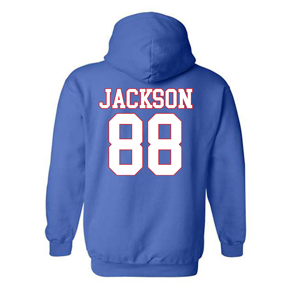 SMU - NCAA Football : Trey Jackson - Hooded Sweatshirt-1