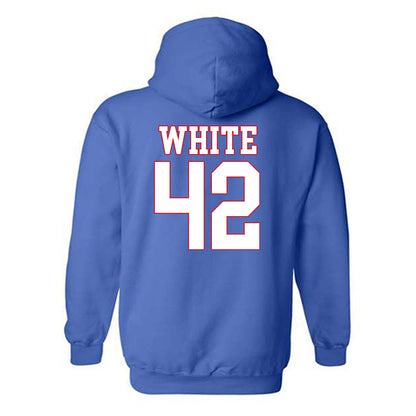 SMU - NCAA Women's Basketball : Roxy White - Hooded Sweatshirt-1