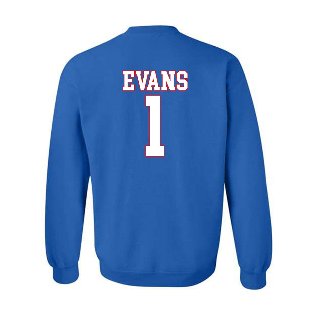SMU - NCAA Men's Soccer : Jonathan Evans - Crewneck Sweatshirt-1