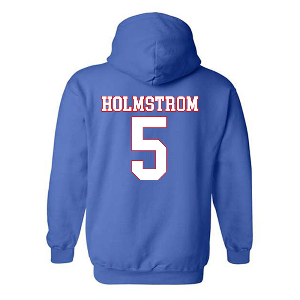SMU - NCAA Men's Soccer : Noah Holmstrom - Hooded Sweatshirt-1