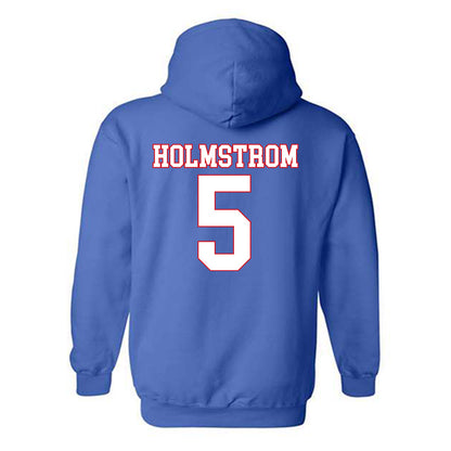 SMU - NCAA Men's Soccer : Noah Holmstrom - Hooded Sweatshirt-1