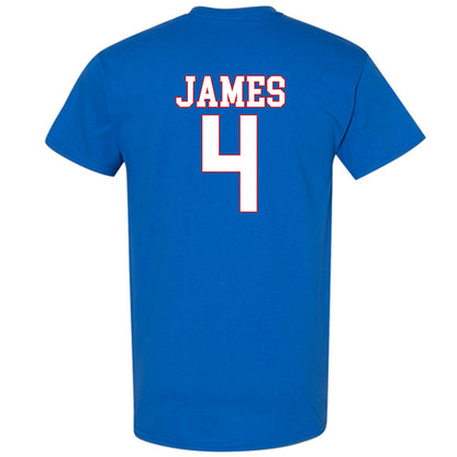 SMU - NCAA Women's Basketball : Shania James - T-Shirt-1