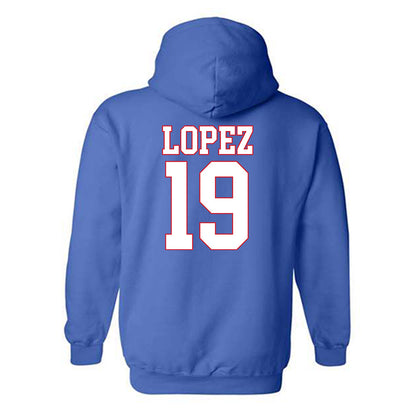 SMU - NCAA Men's Soccer : Milton Lopez - Hooded Sweatshirt-1