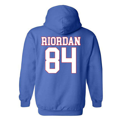 SMU - NCAA Football : Tripp Riordan - Hooded Sweatshirt-1
