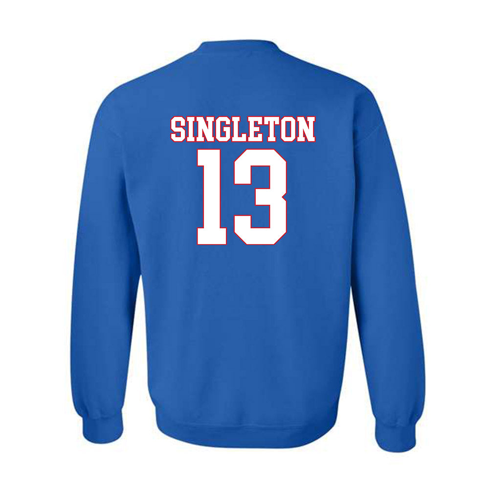 SMU - NCAA Football : Daylon Singleton - Crewneck Sweatshirt-1
