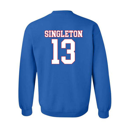 SMU - NCAA Football : Daylon Singleton - Crewneck Sweatshirt-1