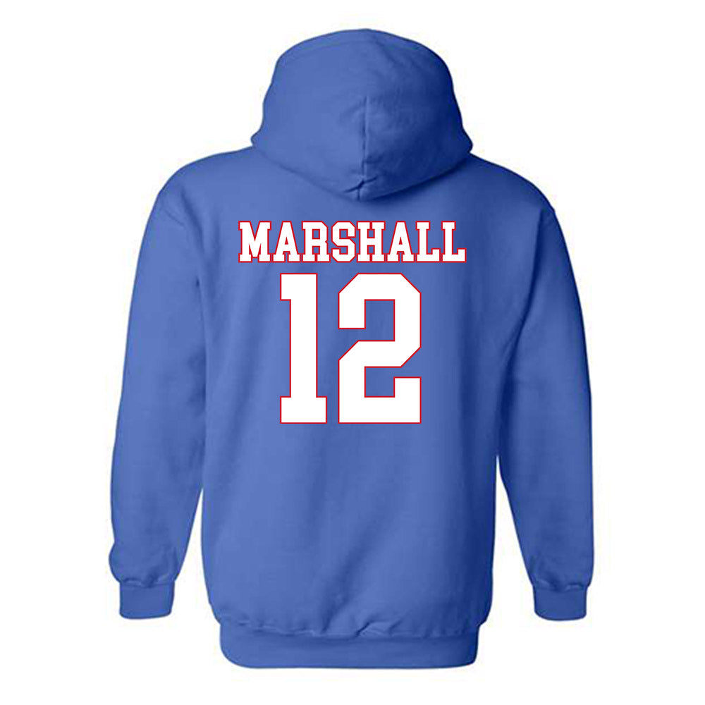 SMU - NCAA Football : Caden Marshall - Hooded Sweatshirt-1