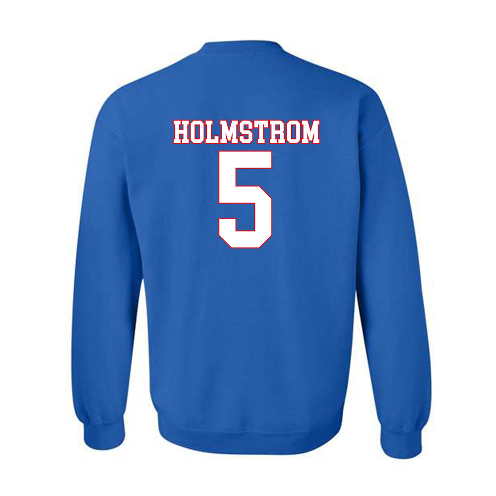 SMU - NCAA Men's Soccer : Noah Holmstrom - Crewneck Sweatshirt-1