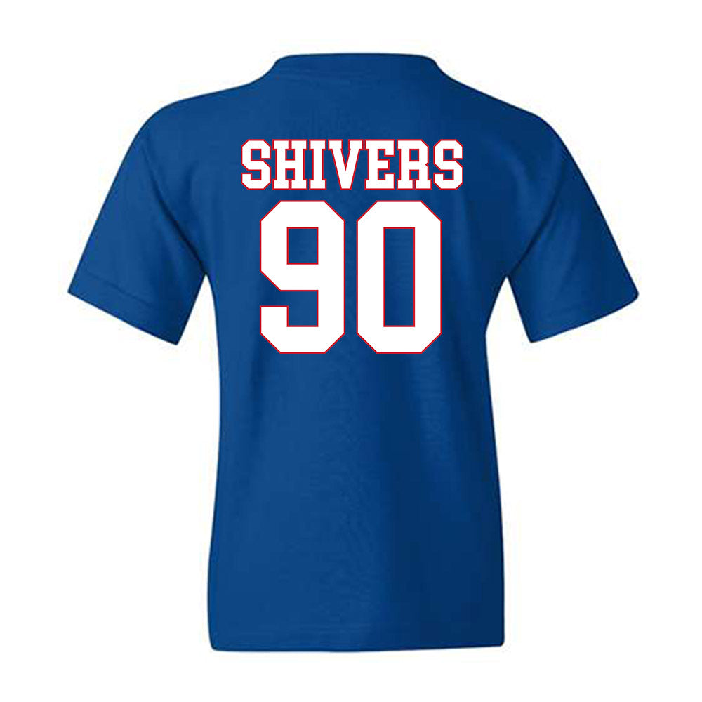 SMU - NCAA Football : Jalen Shivers - Youth T-Shirt-1